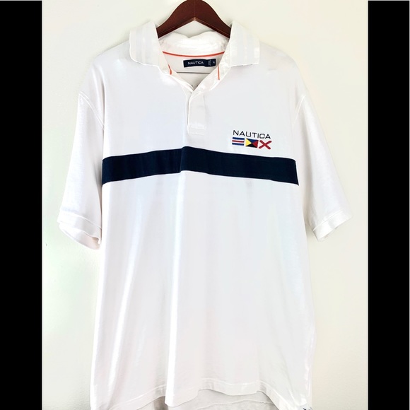 Vintage Nautica Challenge Embroidered Polo XL - Picture 2 of 4